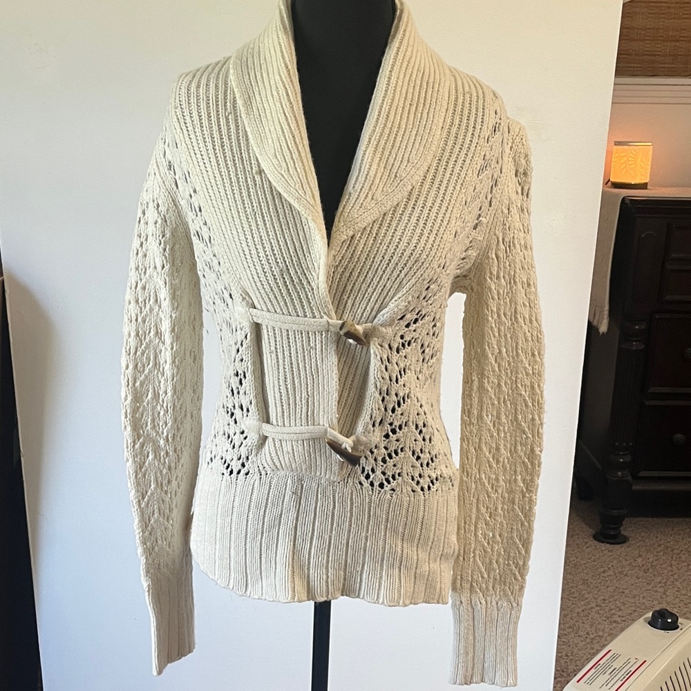 Old Navy Cream Women's Cardigan Sweater